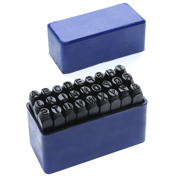 Клейма буквенные № 8 (латинский шрифт) сталь (фото 1)