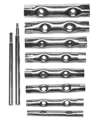 Набор трубчатых ключей 6 - 22 мм,10 предметов