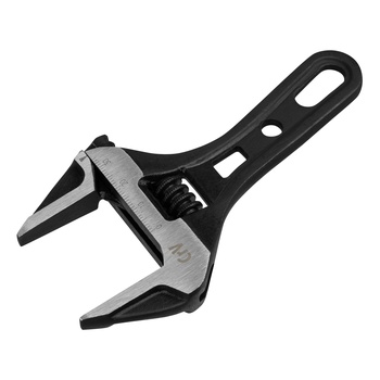 Ключ разводной 135мм, CrV, кованый, уокороченная рукоятка, DENZEL