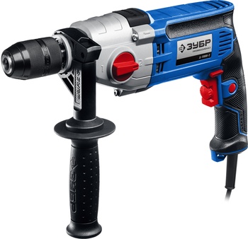 Дрель безударная, 2-скоростная, мет. корпус, 900 Вт, 13 мм, ЗУБР Профессионал (Д-П900-2)