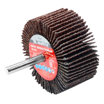 Круг лепестковый для дрели 60х30х6 мм, P 40 (Matrix 74120)