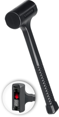 Молоток слесарный  450 г, 40 мм, цельнолитой безынерционный, STAYER Professional (2042-450)