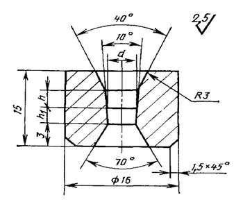 Фильера твердосплавная 1980-0103 ВК8