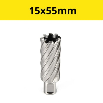 Сверло корончатое (фреза кольцевая) ф15х55 HSS Weldon19