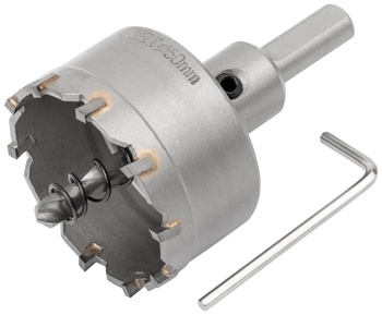 Коронка кольцевая с карбидными вставками Профи (для отверстий в нержавеющей стали) 50 мм