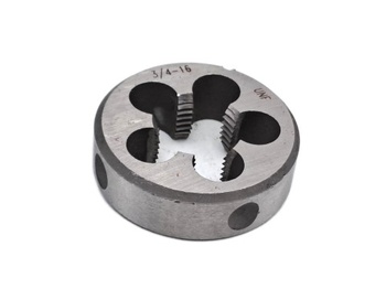 Плашка дюйм. 3/ 4"-16 ниток/дюйм dнар.=45мм UNF 60* 9ХС