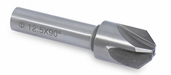 Зенковка ц/х ф12х90° Р18 с направл. цапф. ф6мм