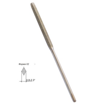 Надфиль ромбический алмазный 120х60 АНР-120 АС6 63/50 (2827-0029)