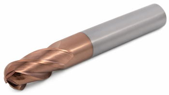 Фреза концевая ц/х ф 4 (8х50) z=4 сферическая твердосплавная R2 (BRGM-4B-R2.0 AHNO)