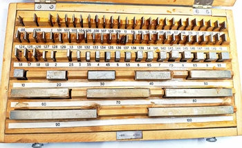 Набор концевых мер длины КМД №1 кл.3 комплект из 83 мер