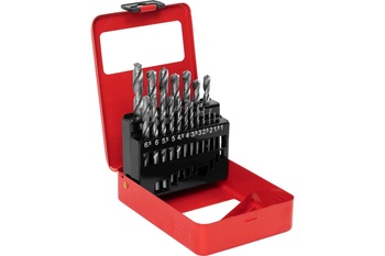 Набор сверл по металлу НС19И от 1 до 10 шаг 0,5, 19шт. HSS