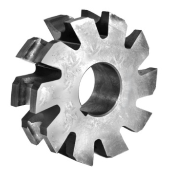 Фреза полукруглая вогнутая ф 80х27 R6 Z=10 Р6М5