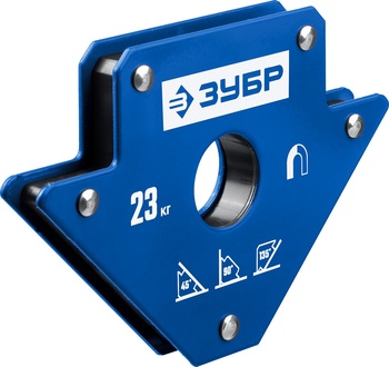 Угольник магнитный для сварочных работ ЗУБР УМ-3 до 23 кг