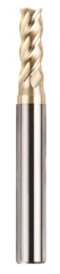 Фреза концевая ц/х ф 3 (8х50) z=4 тв. сплав. ZrN по нерж. ст. и титану