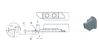 Пластина 744X-2.5 TIALN