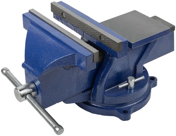Тиски слесарные 200 мм поворотные, с наковальней, 16кг (FIT 59716)
