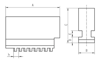 Кулачки сырые 250 мм SJM 3500 3200-250 SF 398536050600