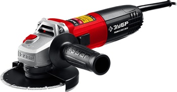 УШМ 125 мм, ЗУБР 1100 Вт, регулировка оборотов (УШМ-125-1105 ЭТ)