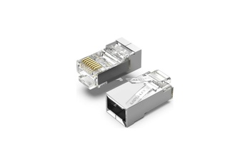 Коннектор RJ45 (8p8c) VENTION, FTP, cat. 6, под витую пару, экранированный IDCR0-10 (10шт.)