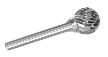 Борфреза тв. сплав. сферическая ф19х16х6 (D191606) ВК8 х-обр. насечка