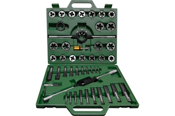 Набор метчиков и плашек М6-М24 9ХС в пласт. футляре (45 предм.)