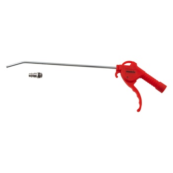 Пистолет продувочный, пневматический, с удлиненным изогнутым соплом 270 мм