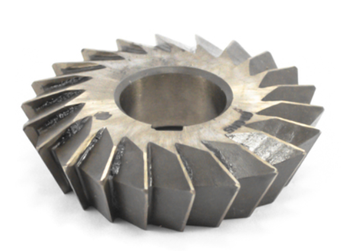 Фреза двухугловая несимметричная насадная ф80х20х75*х15* Р18 dпос=22мм