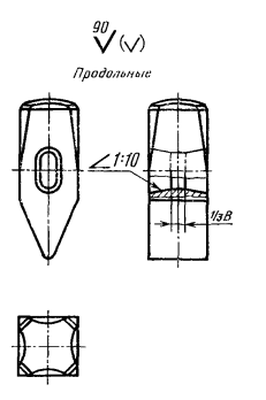 Кувалда 3 кг кованая остроносая продольная 1212-0201 ГОСТ 11402-75