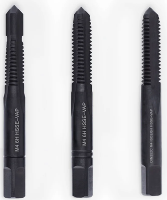 Метчик М  4х0,7 руч. (осн. шаг) к-т из 3х шт HSS-E/VAP