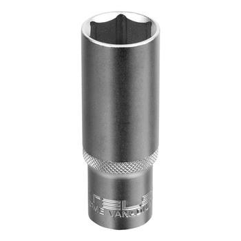 Головка сменная х21 мм, кв. 1/2" 6 гр., глубокая, CrV (Stels 13882)