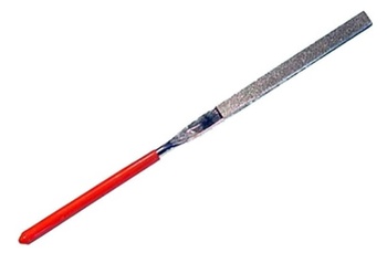Надфиль плоский алмазный 140х3 с ручкой