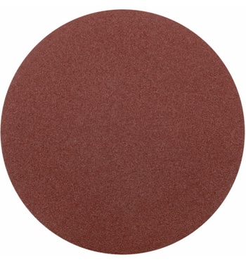 Круг шлиф. ф125 мм сплош. (липучка), оксид алюм,  Р 80, 10шт.