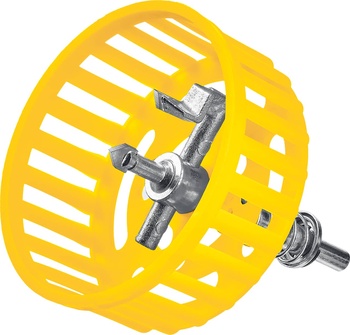 Сверло регулируемое с защитной решеткой по кафелю и керамике,″Балеринка″, d20-90мм