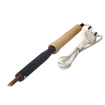 Паяльник электрический ЭПСН-03-100/220, 100 Вт, деревянная рукоятка
