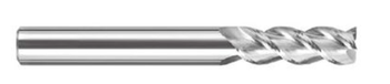 Фреза концевая ц/х ф 6 (18х60) z=3 (AL-3E-D6.0) твердосплавная для цветных металлов
