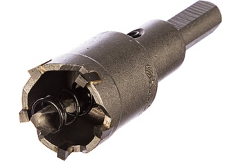 Коронка кольцевая с карбидными вставками Профи (для отверстий в нержавеющей стали) 27 мм