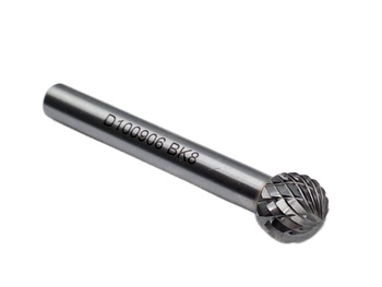 Борфреза тв. сплав. сферическая ф10х9х6 (D1009M06-45) х-обр. насечка