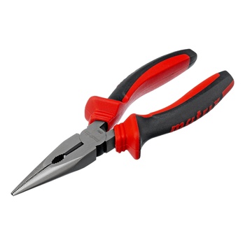 Длинногубцы прямые 160 мм, хром-ванадий, двухкомпонентные рукоятки Matrix (17309)