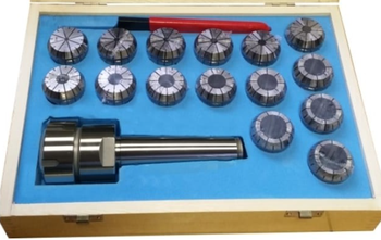 Патрон цанговый MTB5-ER40 хвостовик конус Морзе, DIN228-A, с набором цанг 15шт. (4-26мм) M20