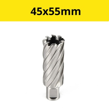 Сверло корончатое (фреза кольцевая) ф45х55 HSS Weldon19