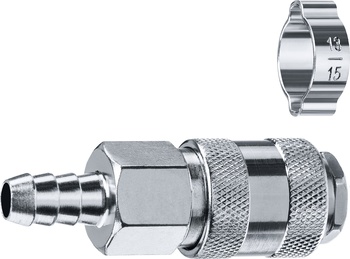 Разъемное соединение рапид штуцер - елочка 10мм, ЗУБР