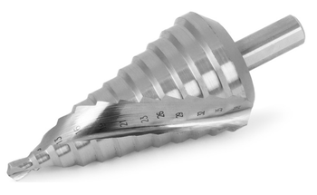 Сверло ступенчатое 6-38мм, 12 ступеней, спиральное, Р6М5