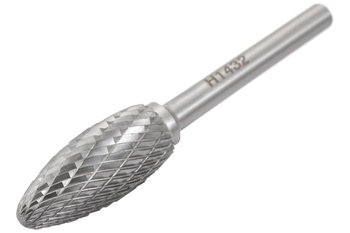 Борфреза тв. сплав. пламевидная ф14х32х6 (Н143206) х-обр. насечка