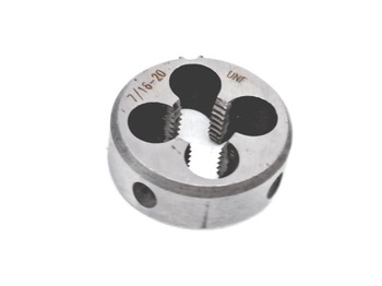 Плашка дюйм. 7/16"-20 ниток/дюйм dнар.=30мм  UNF 60 град 9ХС