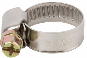 Хомут обжимной (нержавеющая сталь) 10-19 мм