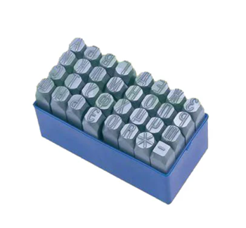 Клейма буквенные № 2 (русский шрифт) сталь