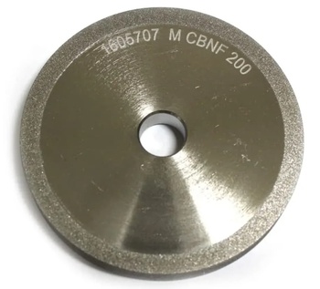 Круг эльборовый шлифовальный ф 80х10х12 (3" CBN200 F GS-6)