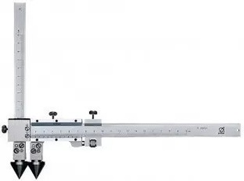 Штангенциркуль ШЦО 20-150-0,02 (для измерения расстояний м/у центрами отверстий с коническими вставк