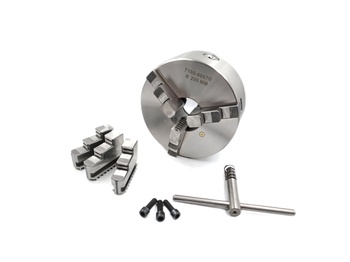 Патрон токарный 200мм, 3-х кулач., 7100-0007 прям.и обр. кулачки