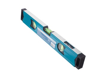 Уровень алюминиевый фрезер. грань, 2 глазка+1 зерк. глазок, магн. лента, 400мм, толщ.1,1мм